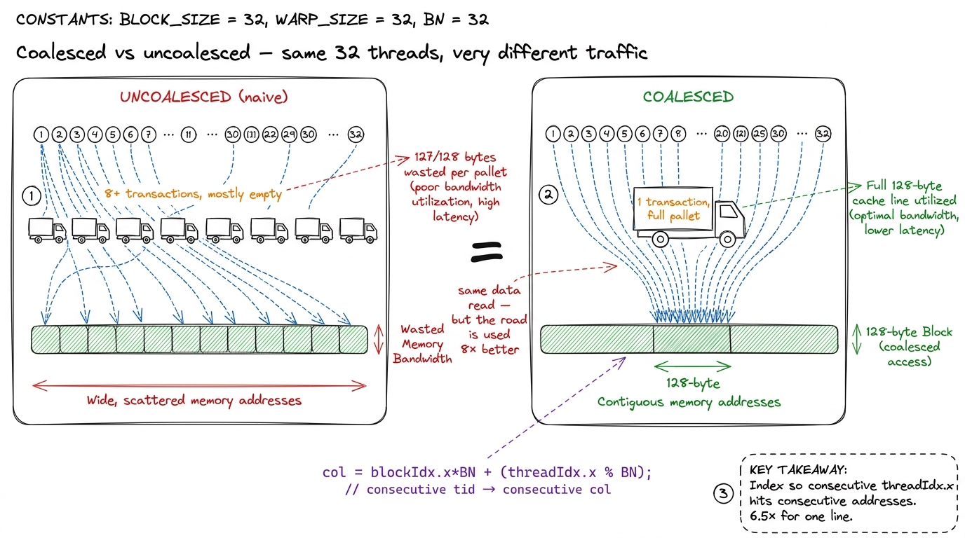 The single most cost-effective change on the ladder. No math changed — we just stopped sending eight half-empty trucks w